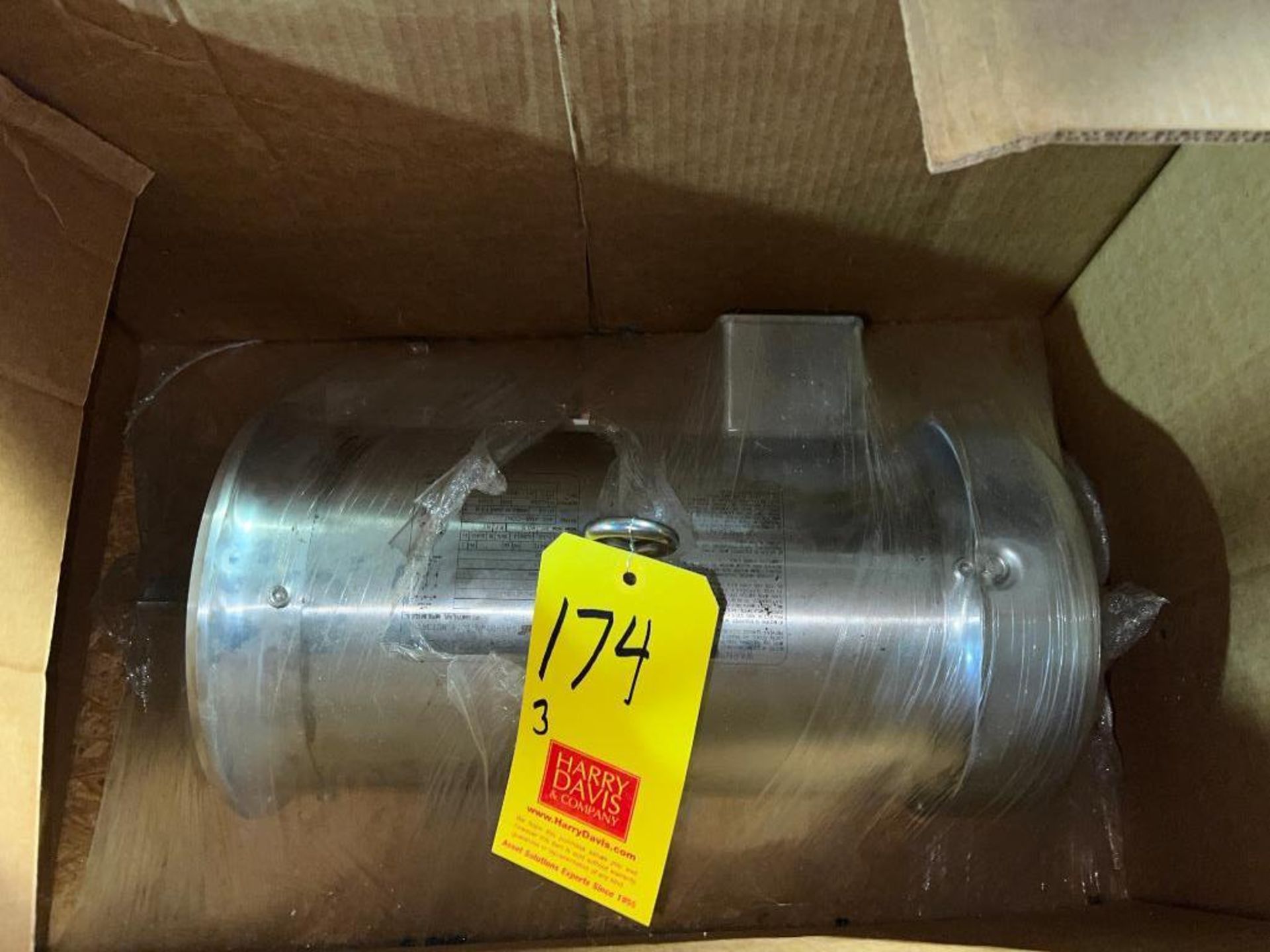 NEW Baldor 5 HP 1,750 RPM Clad Motor - Rigging Fee: $125