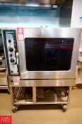 Blodgett Combi Double Deck Convection Oven 37'' x 40'' x 56'' Tall , On Tray Cart with Wheels, Timer