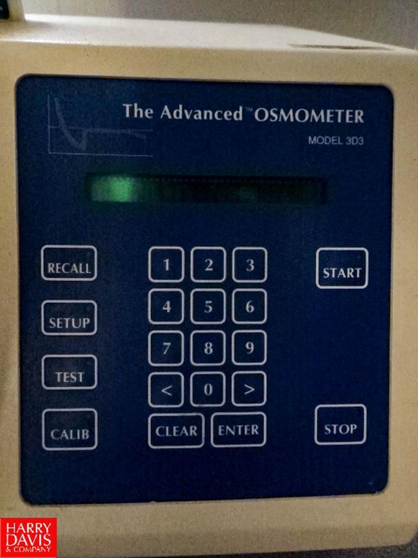 Advanced Osmometer, Model: 3D3, S/N: 30605718 - Rigging Fee: $150 - Image 2 of 3