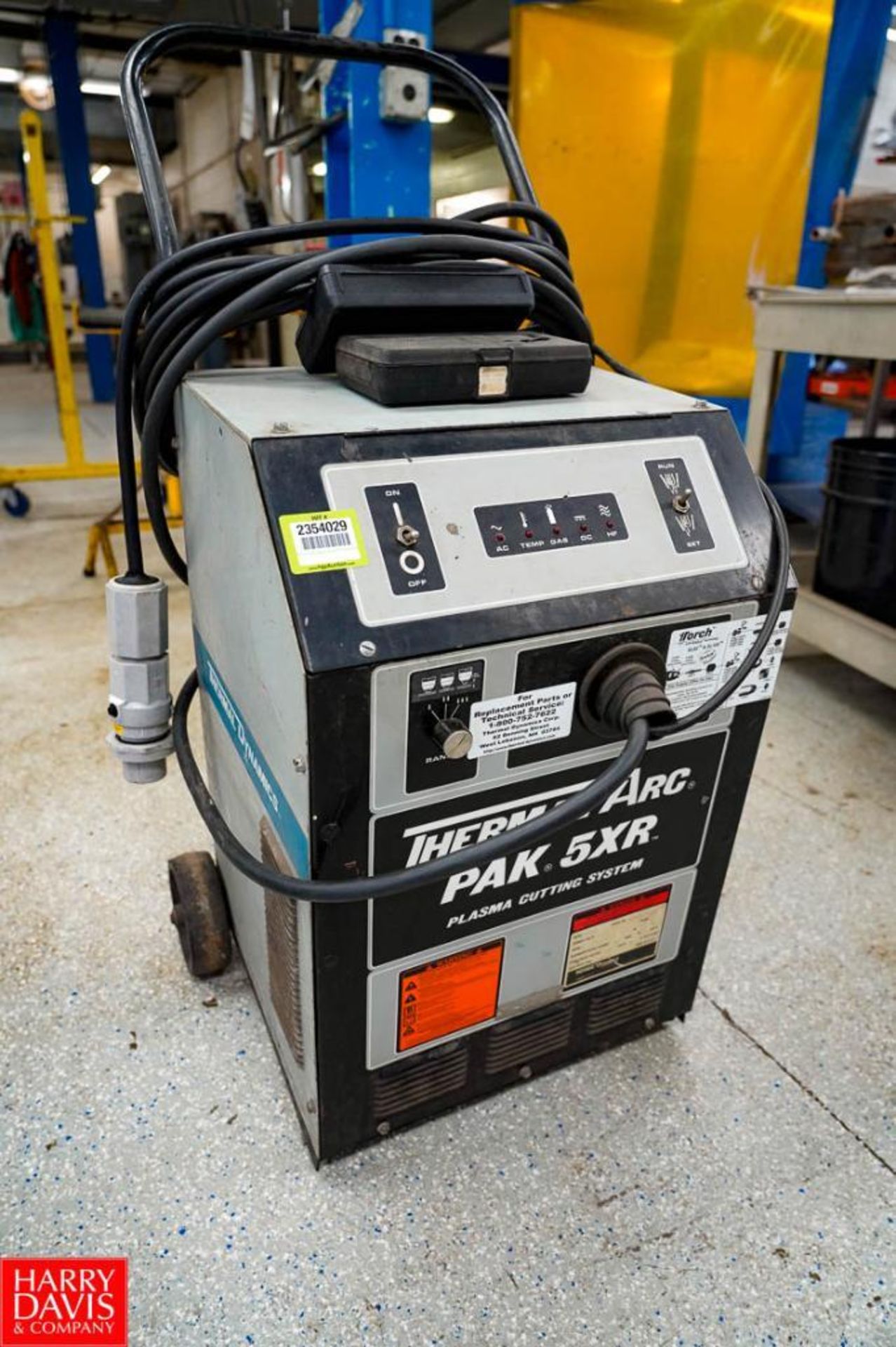 Thermal Dynamics Plasma Cutting System 460 Volts, 60 Hz, 20 Amps, 3 Phase, Secondary rated Current 5