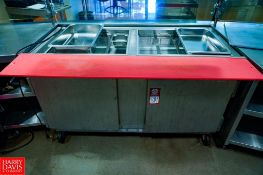 Beverage-Air Sandwich Prep Table, 60'' Wide Top 36 1/2 x 60'' x 36'' Tall. On Wheels, 2 Section refr