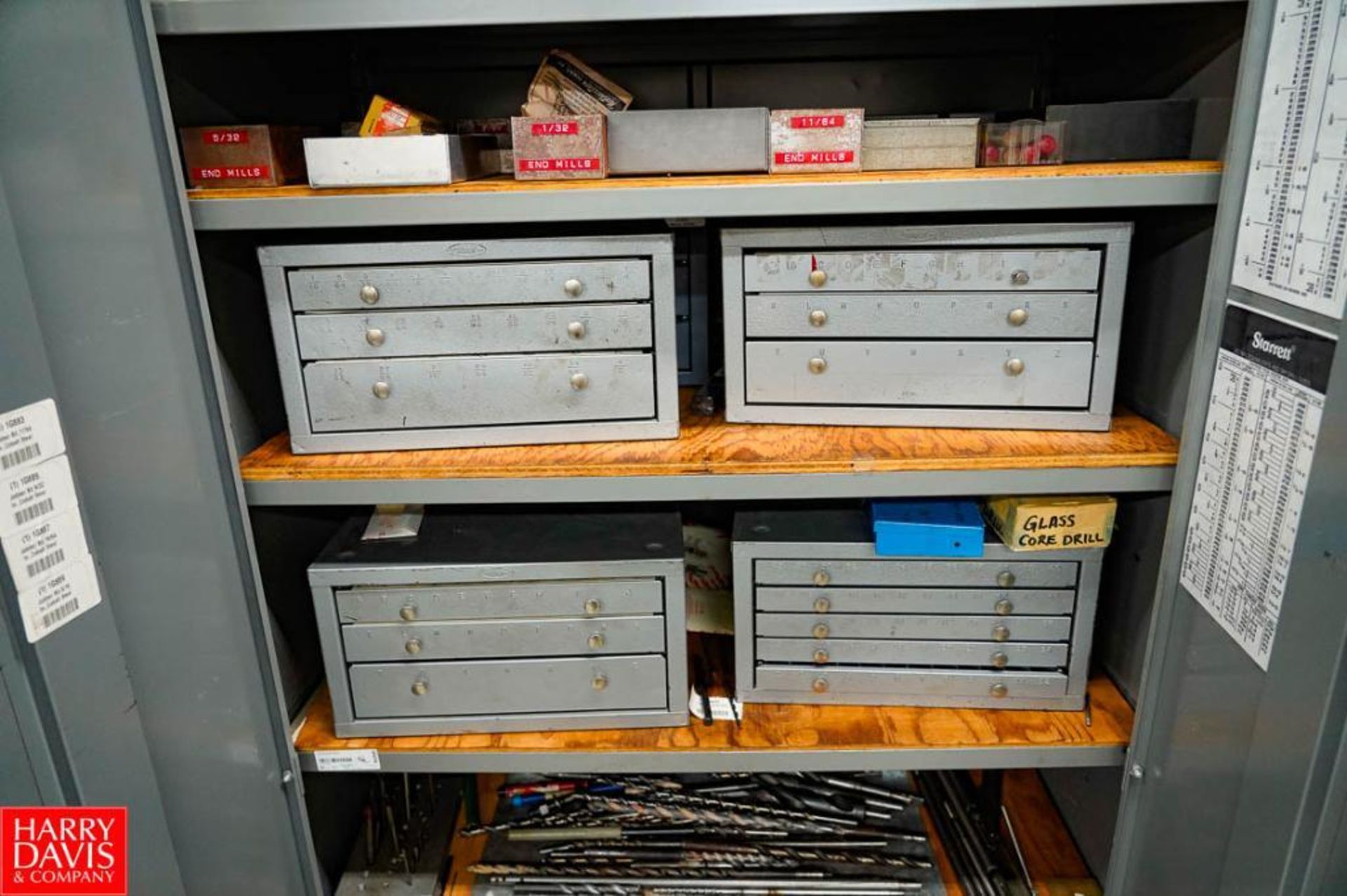 Contents of Tool Storage Crib 1 (3) 2 Door Metal Cabinet Filled with Lathe Tooling Bars, Collets, Dr - Image 21 of 24