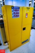 JustRite Flammable Liquid Storage Cabinet 45 Gallon Capacity, 170 Liter Capacity, Model: Sure-Grip E