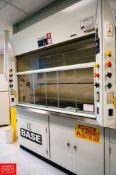 Kewaunee Air Fume Hood Air Flow Monitor, 37'' x 72'' x 100 Tall, Model: Dynamic Barrier - Rigging Fe