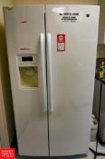 General Electric Refrigerator 32'' x 36'' x 70'' Tall, 110 Volt 60 Hz, 11.6 Amps, Single Phase, Mode