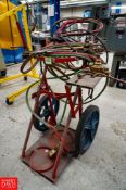 Oxygen / Acetylene Torch Cart With Gas Hoses , Regulators and Torch - Rigging Fee: $50