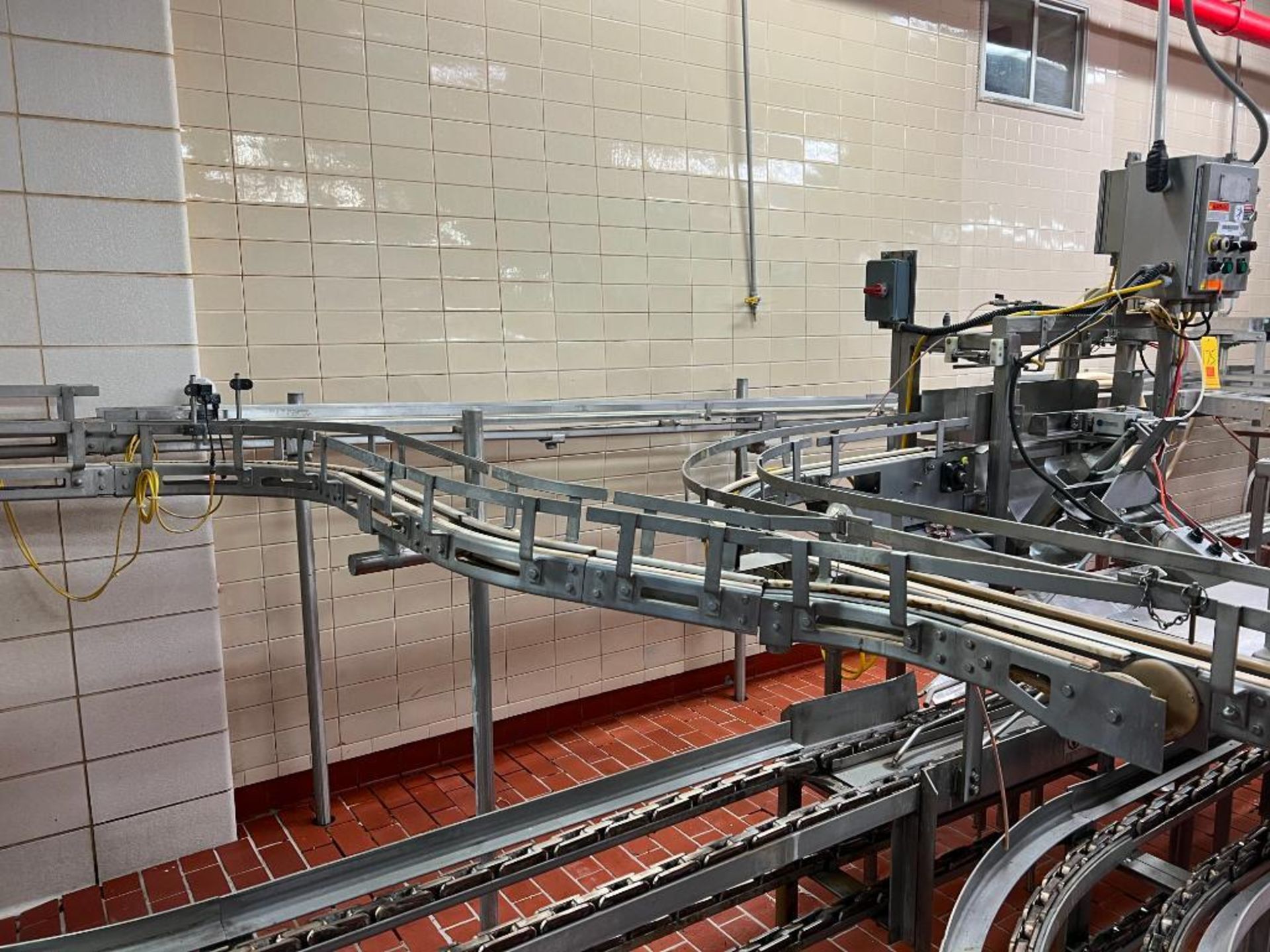 S/S Framed Conveyor, Dimensions = 35' x 6.5" - Rigging Fees: $1400