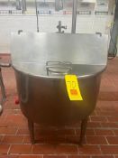 S/S 40 Gallon Balance Tank with Hinged Lid - Rigging Fees: $50