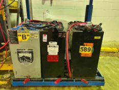 (3) Assorted Fork Truck Batteries - Rigging Fees: $150