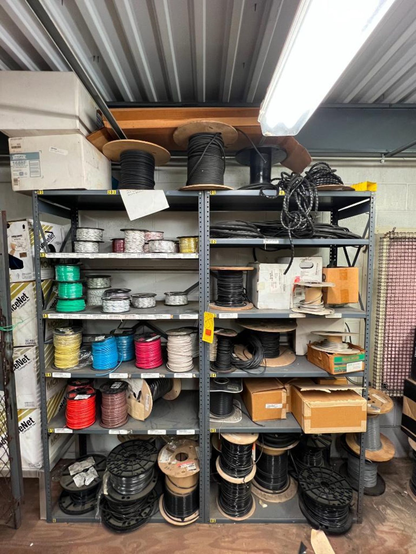 Section Parts Shelving, Dimensions = 74" x 36" - Rigging Fees: $250