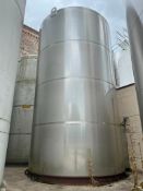 DCI 7,000 Gallon Insulated S/S Silo, S/N: 94-D-50/06-P with (2) Tri-Clover S/S Tank Valves