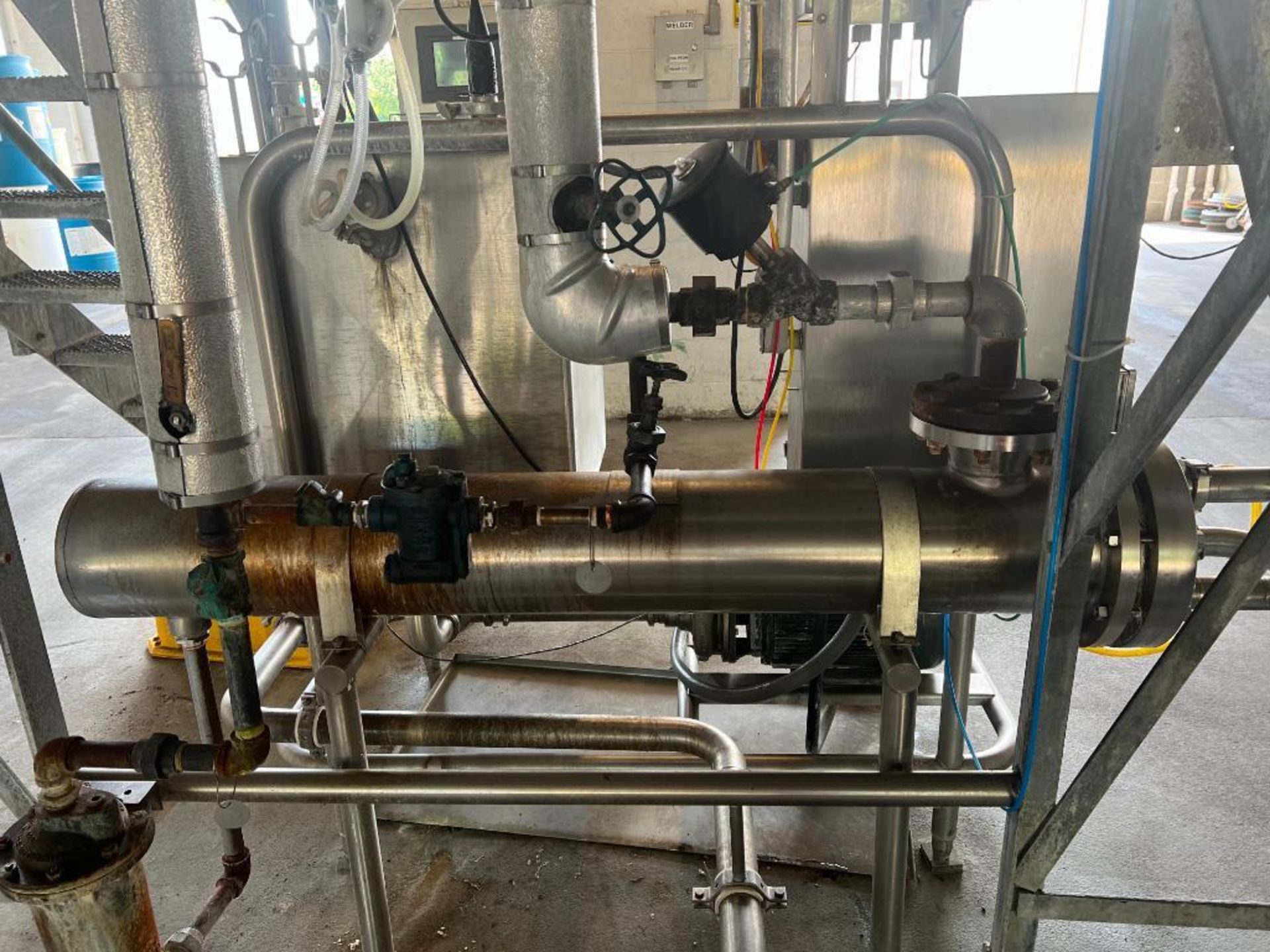 CIP Skid with Ampco Centrifugal Pump with Motor - Rigging Fees: $1250 - Image 2 of 2