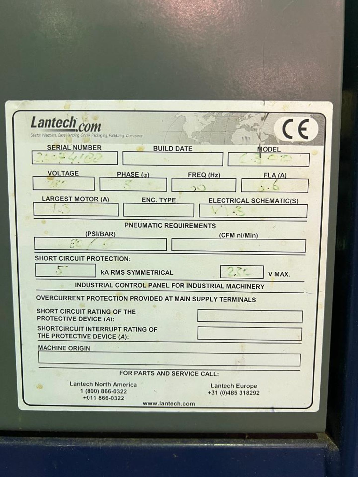 Lantech Case Erector , Model: C-300 - Rigging Fees: $200 - Image 2 of 3
