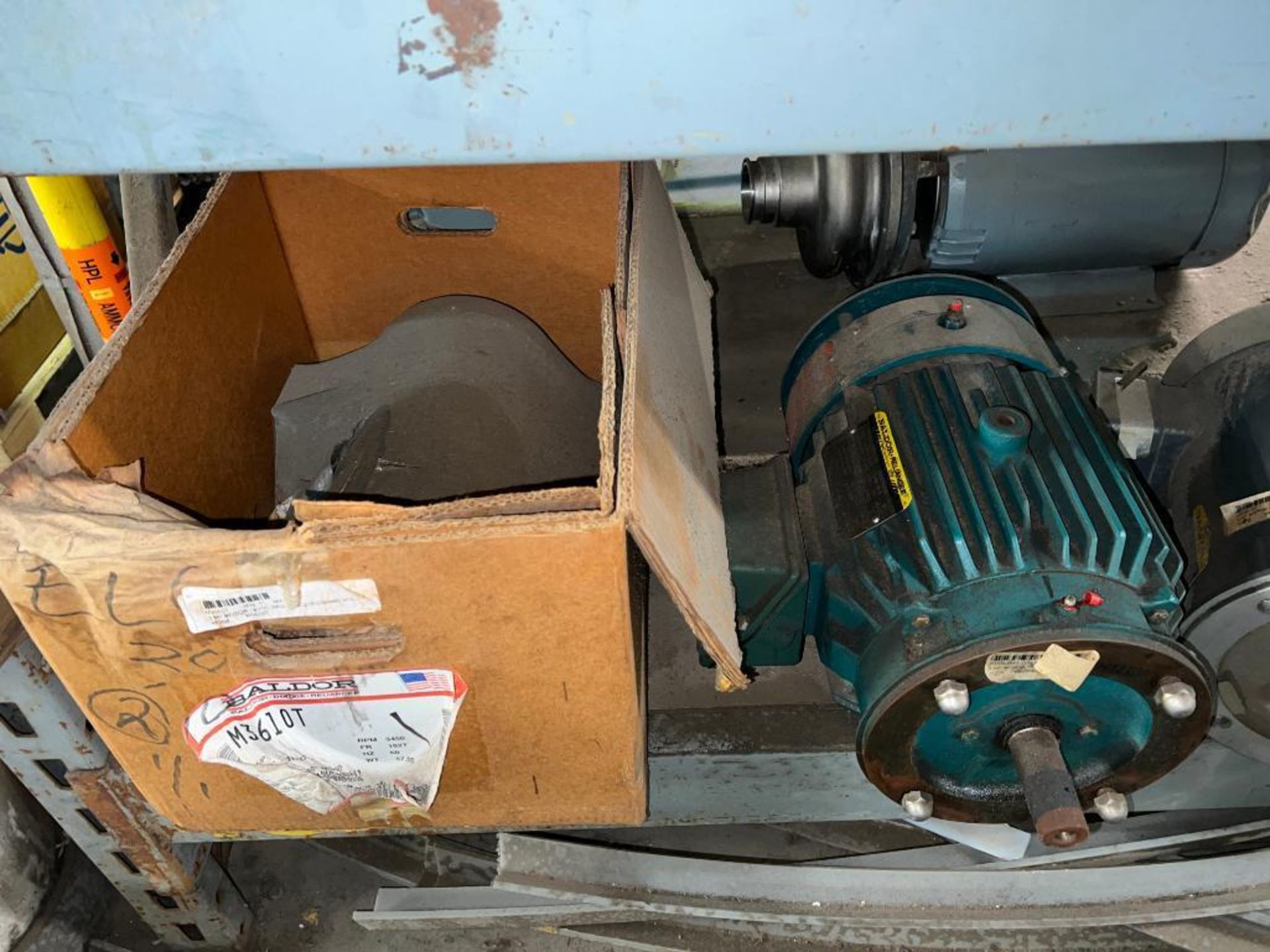 Assorted 5 HP Motors Including Baldor's - Rigging Fees: $500 - Image 5 of 5