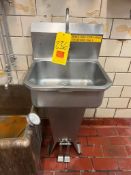 S/S Hand Sink with Foot Controls - Rigging Fees: $75