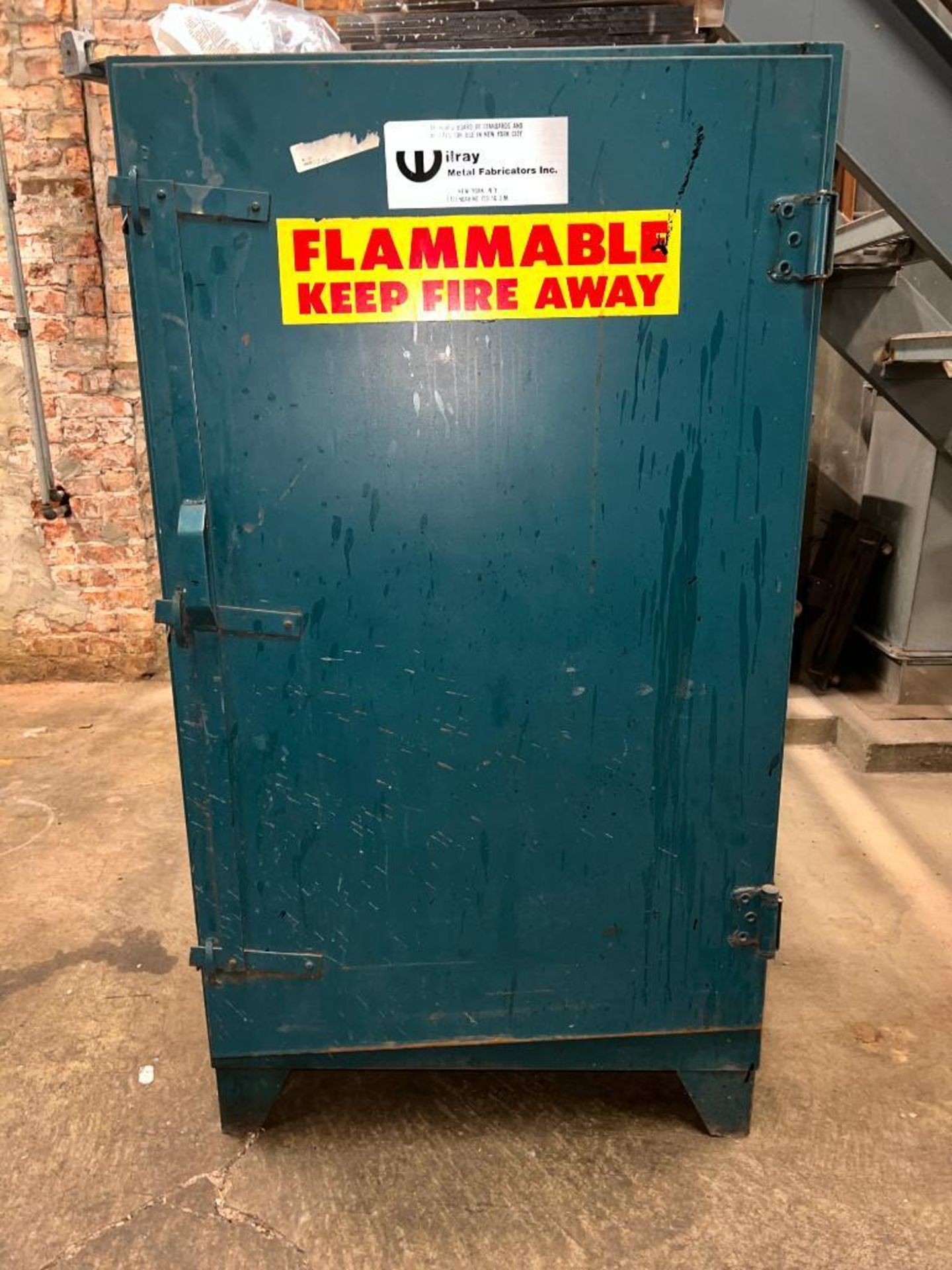 (2) Flammable Liquid Cabinets and Conveyor Parts - Rigging Fees: $35 - Image 4 of 5