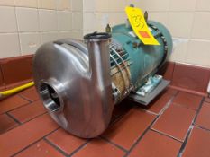 Tri-Clover Centrifugal Pump with Reliance Electric 5 HP 1,750 RPM Motor and 3" x 1.5" S/S Head