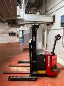 Raymond High Lift Electric Pallet Jack and EHF 24 Volt Battery Charger - Rigging Fees: $50