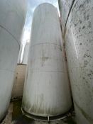 DCI 15,000 Gallon Insulated S/S Silo, S/N: 87-D-34621 with (2) Tri-Clover S/S Tank Valves, Level