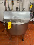 50 Gallon S/S Balance Tank with Hinged Lid, Dimensions = 30" Diameter x 13" - Rigging Fees: $75