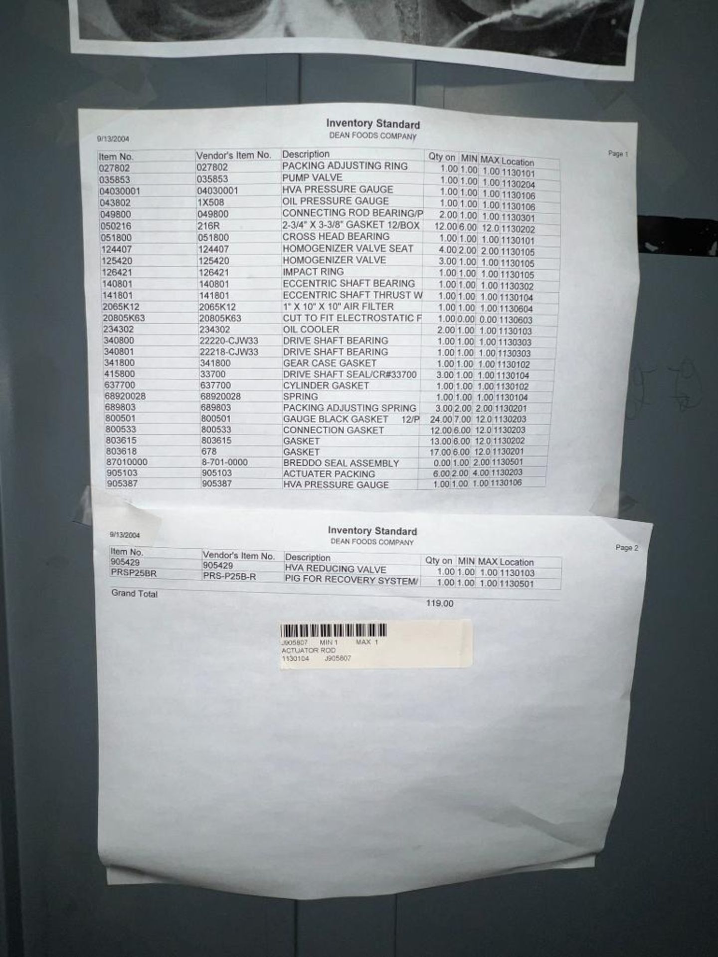 Assorted Homogenizer Parts - Rigging Fees: $250 - Image 21 of 21