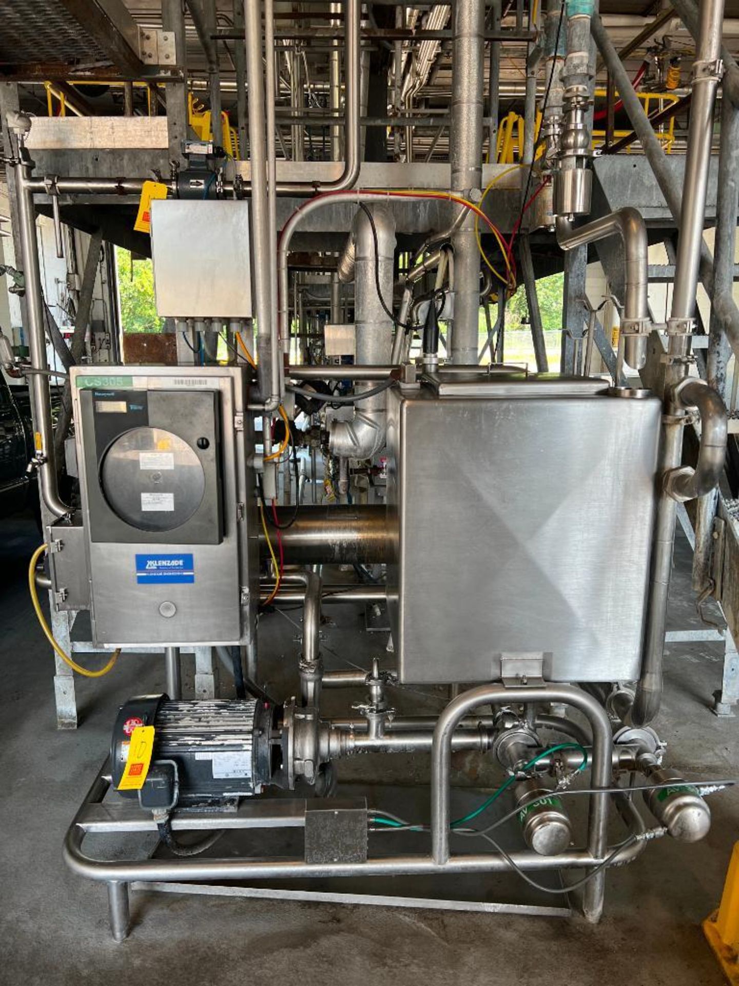 CIP Skid with Ampco Centrifugal Pump with Motor - Rigging Fees: $1250