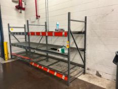 (4) Sections Assorted Pallet Racking , Dimensions = up to 10' x 8' - Rigging Fees: $250