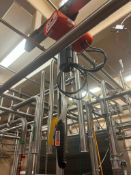 CM Valustar .5 Ton Capacity Electric Hoist with .5 Ton Capacity Jib - Rigging Fees: $125