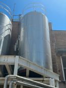 DCI 6,000 Insulated All S/S Silo, S/N: 96-D-52768 with Vertical Agitation, (2) Tri-Clover S/S Tank