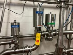 Alfa Laval 3 and 2-Way, 3" and 2" S/S Air Valves and Butterfly Valve - Rigging Fees: $150