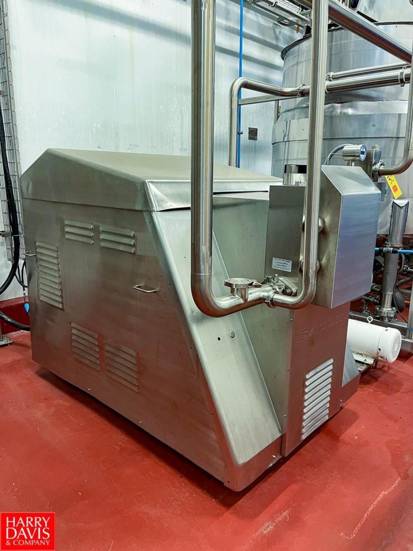 Rebuilt Gaulin 2-Stage Homogenizer, Model: MC45-3TBS, S/N: 87L32731, Rebuilt by Dairy Engineering, w - Image 3 of 8