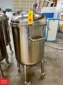 2020 200 Liter S/S Transfer Tank Mounted on Casters