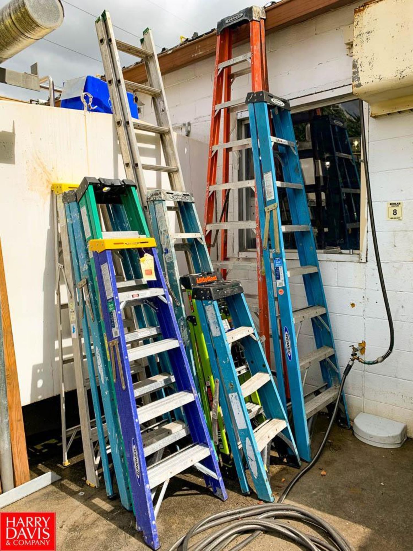 Assorted A-Frame Ladders Including: (4) 6' A-Frame, (3) 4' A-Frame, (1) 5" A-Frame, (1) 8' A-Frame, - Image 2 of 2