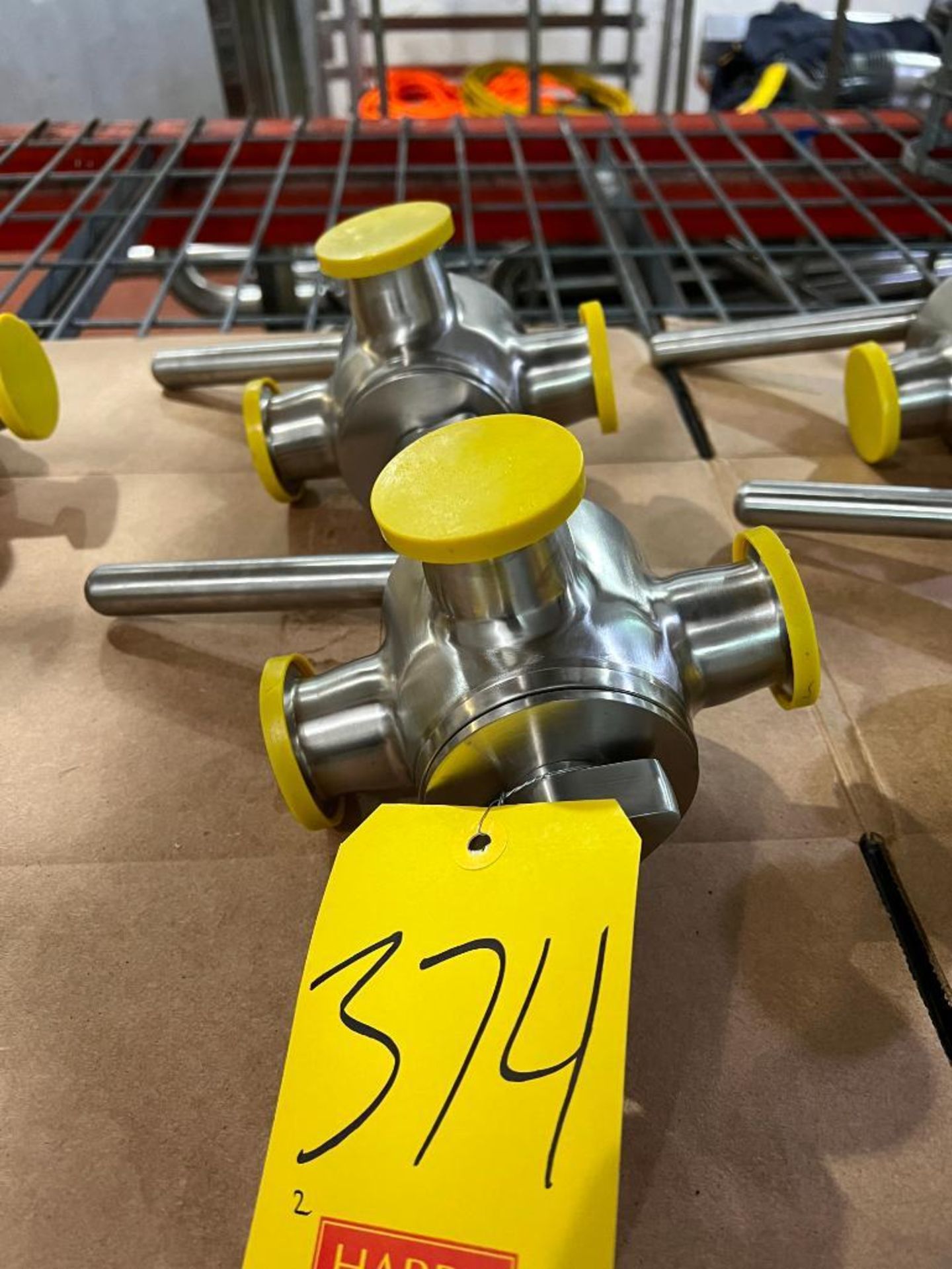 (2) NEW 3-Way 1.5" S/S Plug Valves - Rigging Fee: $25