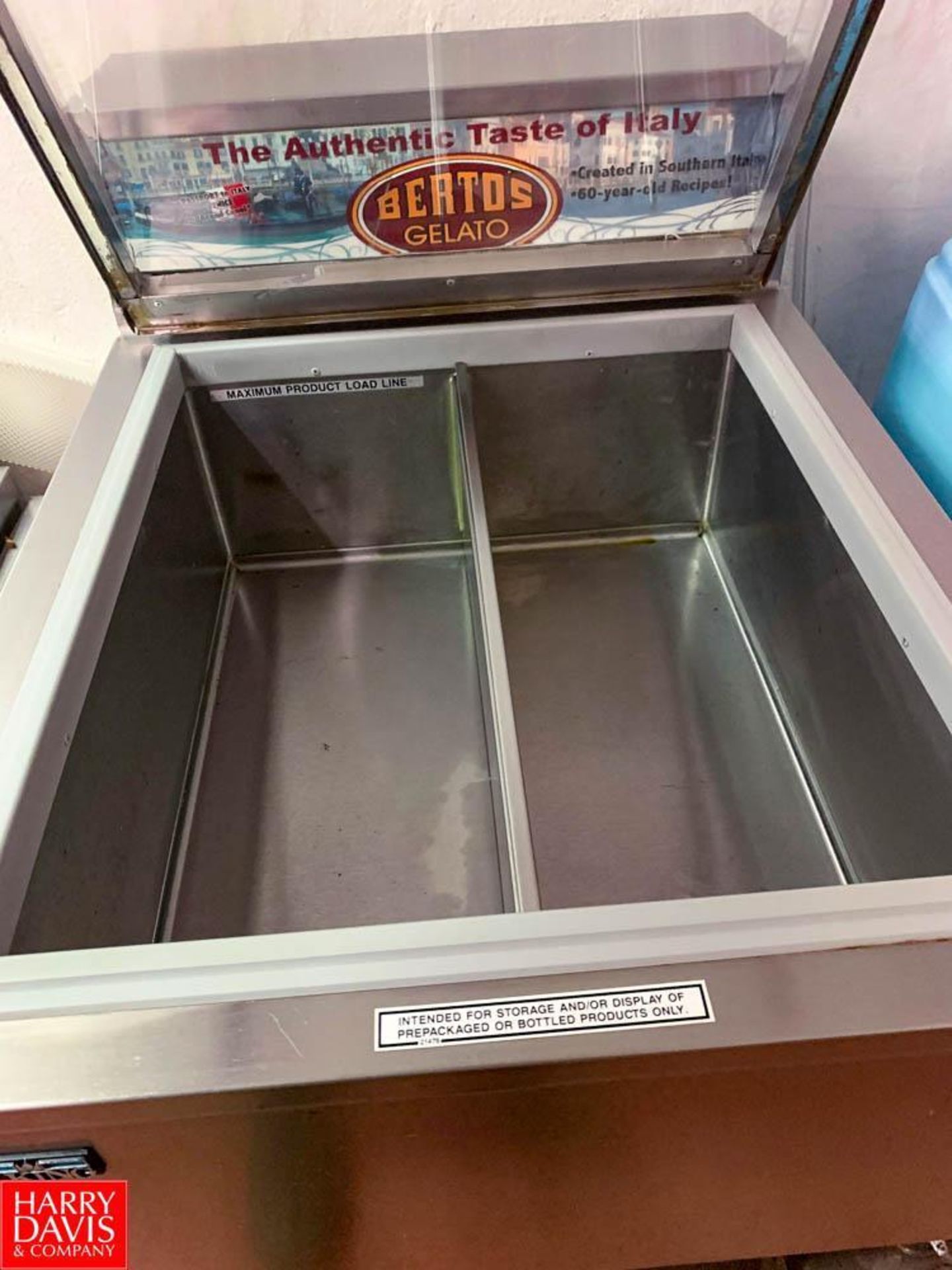 Silver King S/S Ice Cream Display Freezer and Plastic 3rd Pan Holder with (4) S/S 3rd Pans - Rigging - Image 3 of 3