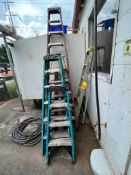 Assorted A-Frame Ladders Including: (4) 6' A-Frame, (3) 4' A-Frame, (1) 5" A-Frame, (1) 8' A-Frame,