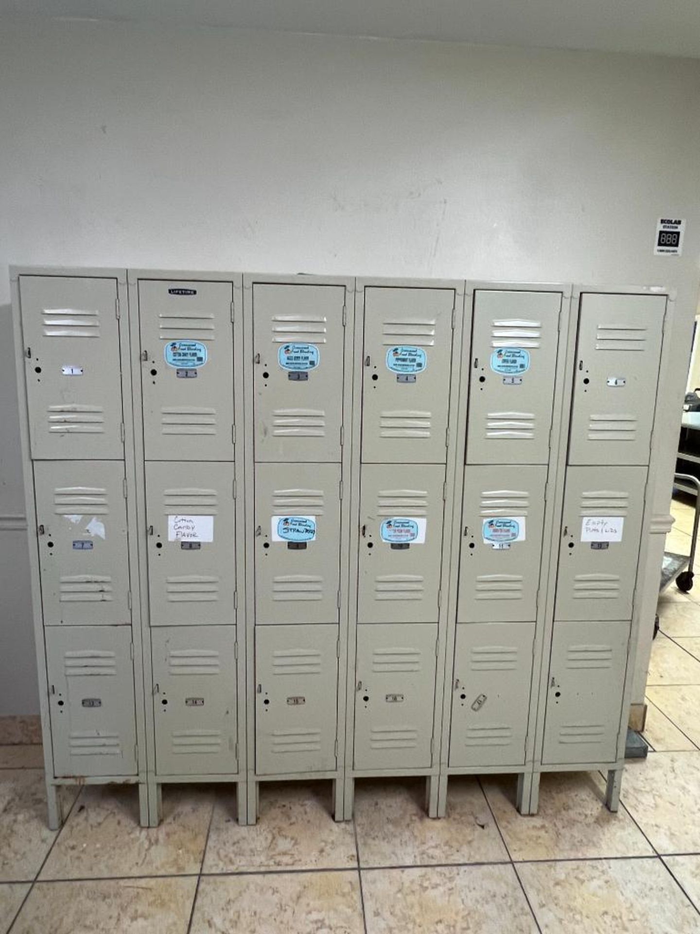 Storage Lockers: 1-36 Bank, Dimensions= 10" x 10" and 1-18 Bank, Dimensions= 10" x 20" - Rigging Fee - Image 2 of 3