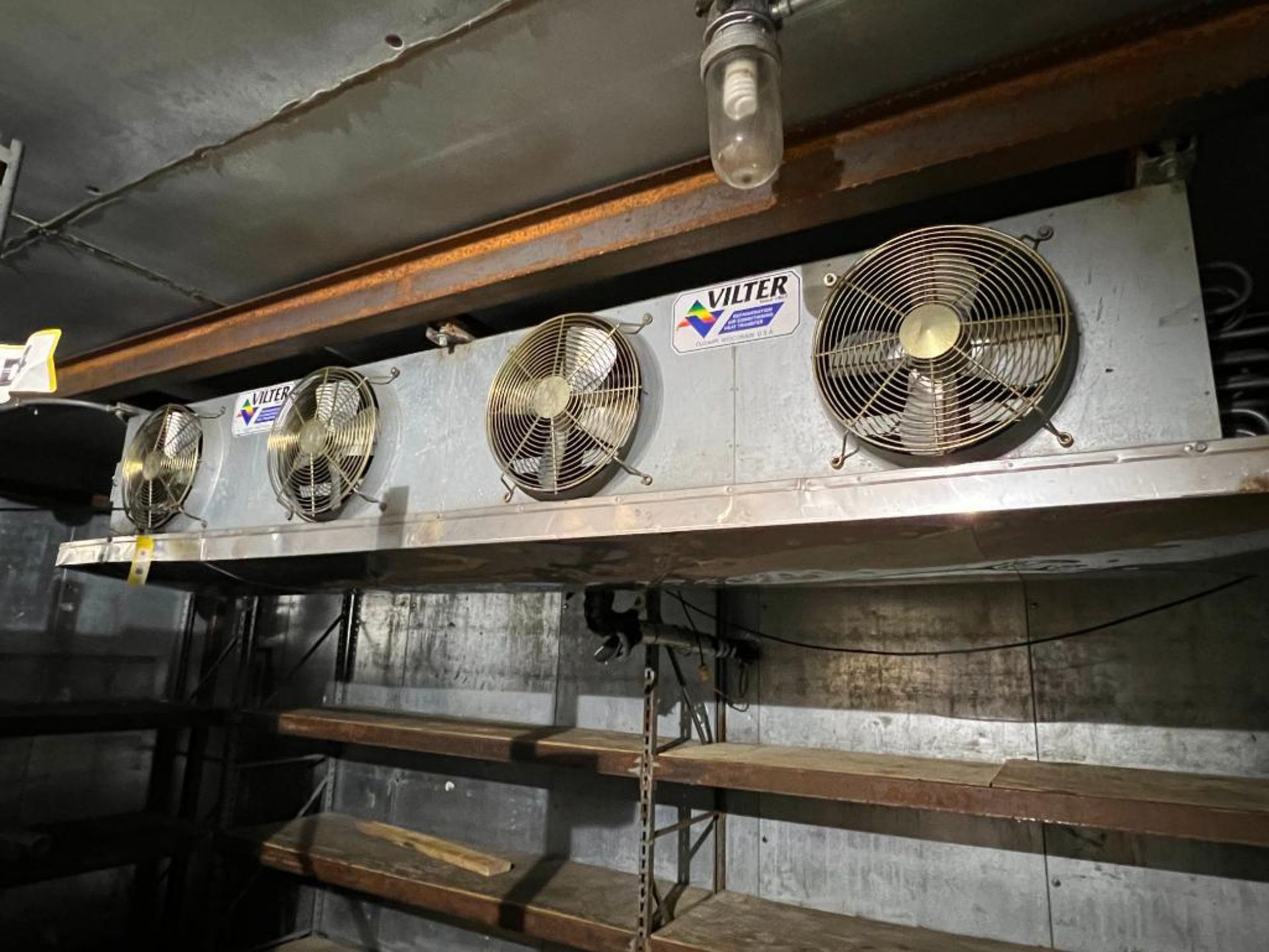 Vilter 4-Fan Cooler Evaporator - Rigging Fee: $1000