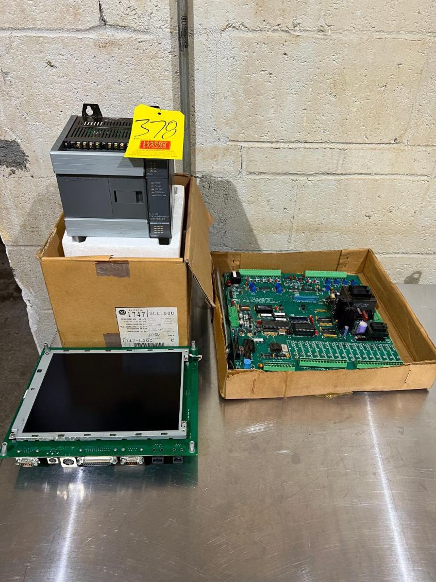 Allen-Bradley SLC500 PLC, Vilter Touch Screen HMI and Vilter Microprocessor Board - Rigging Fee: $10