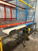 S/S Frame Product Conveyor with Drive, Dimensions = 145.5" Length x 12" Width - Rigging Fee: $50