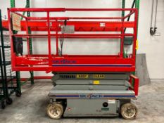 Sky Jack Scissor Lift, Model: SJM-3291, S/N: 2201759, 24 Volt DC - Rigging Fee: $250