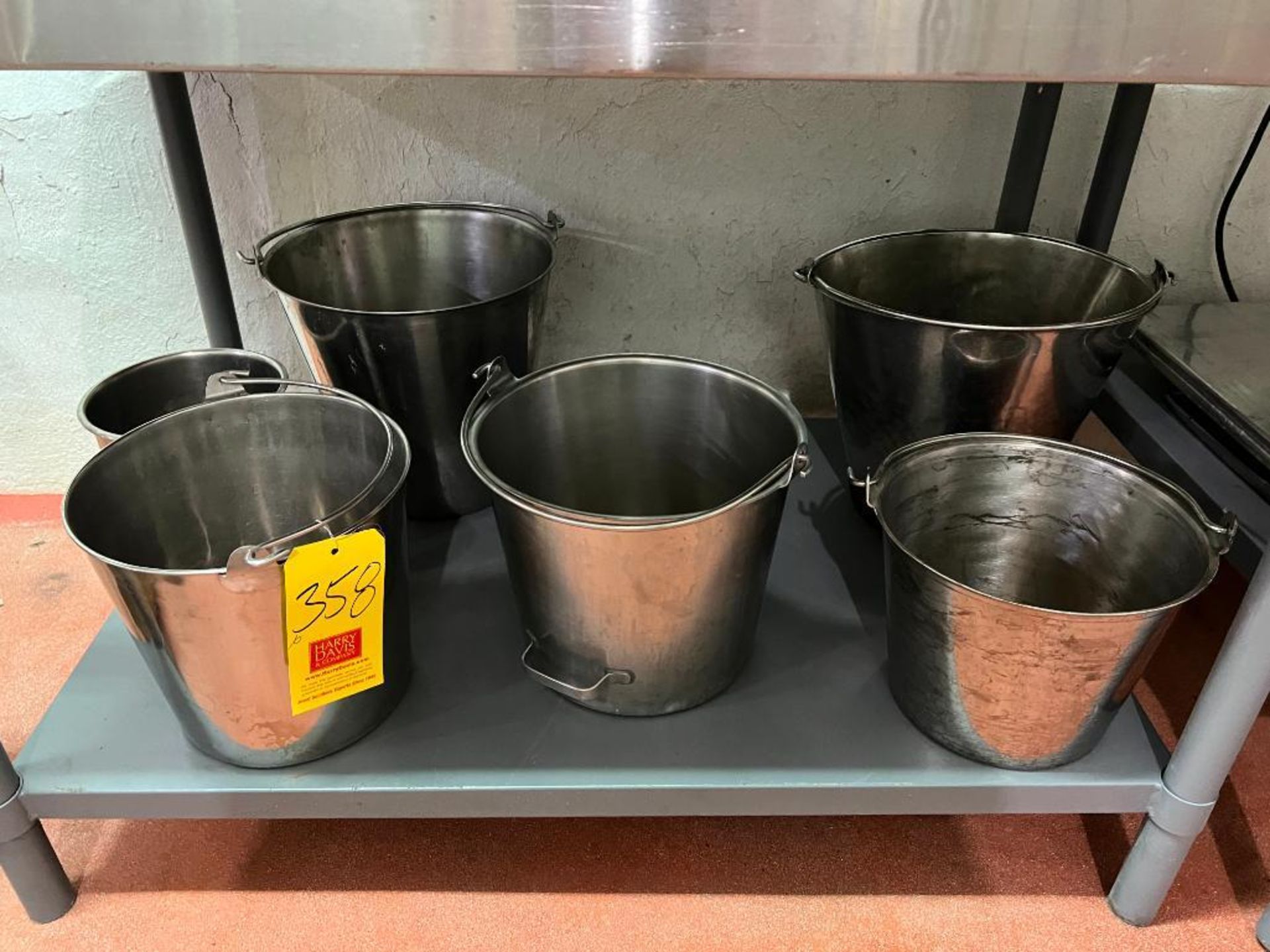 Assorted S/S Buckets - Rigging Fee: $35