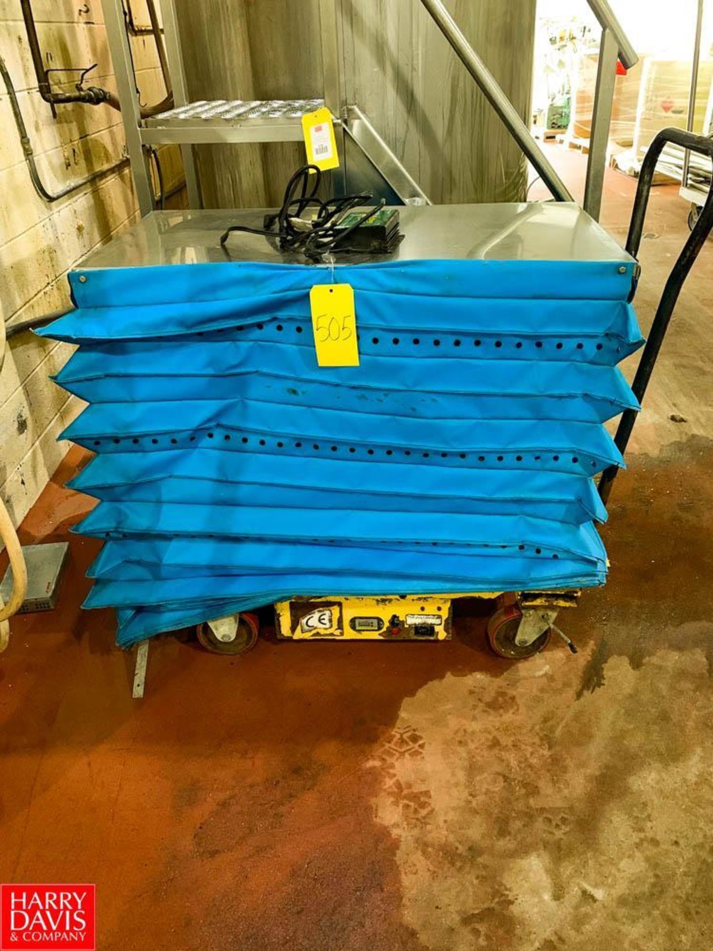 Electric Scissor Lift with 21" x 40 " Platform (5' Extension) - Rigging Fee: $50