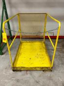 Fork Lift Work Platform with Safety Railing - Rigging Fee: $75