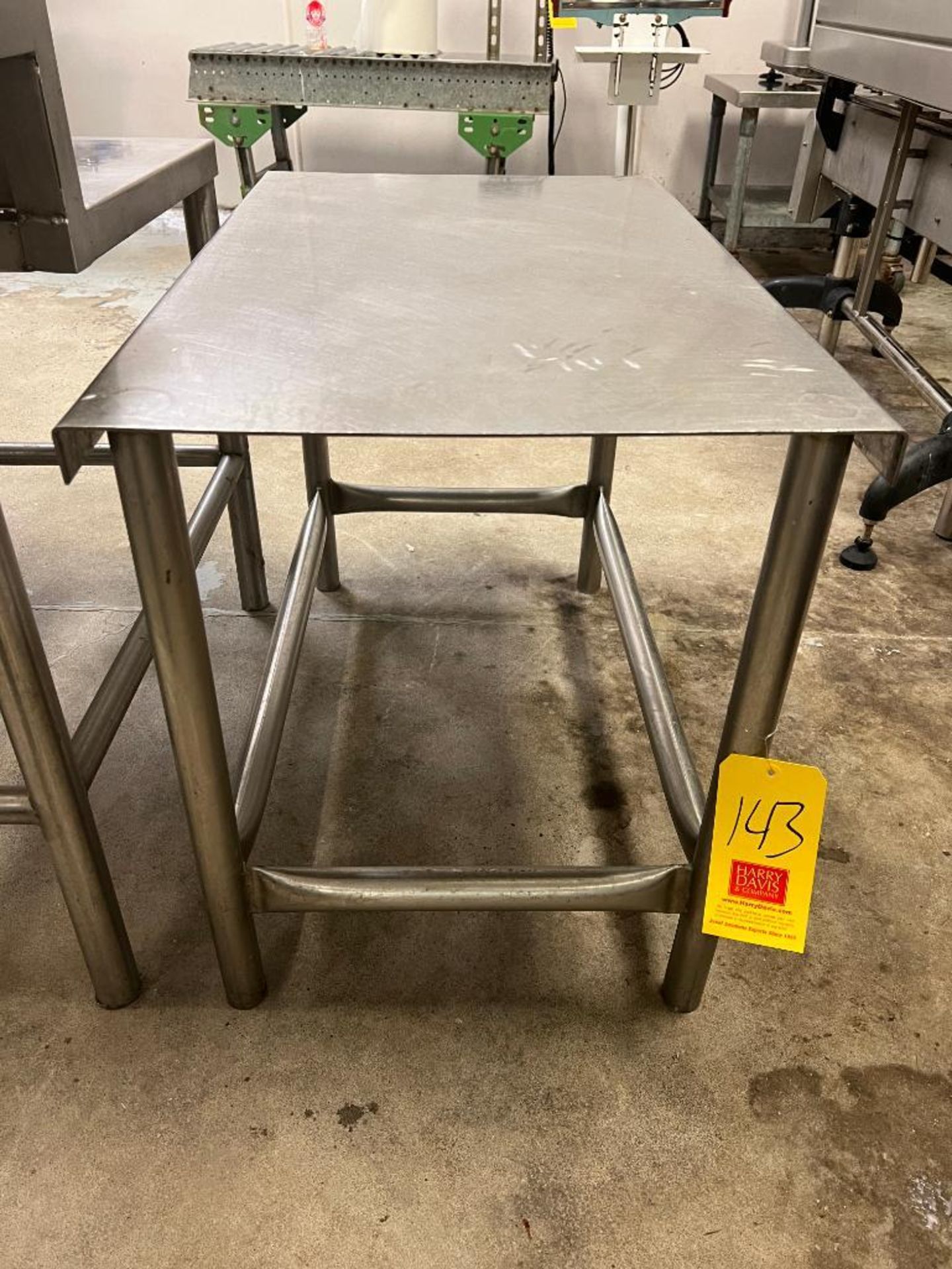 S/S Table, Dimensions = 33" Length x 20" Width - Rigging Fee: $50