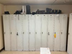 (17) Full, (2) Half, Men's Republic Steel Lockers and (6) Full, Women's Republic Steel Lockers - Rig