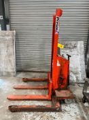 Presto Walk Behind Electric Fork Lift (Out of Service) - Rigging Fee: $125