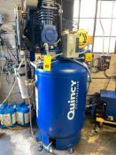 2020 Quincy 10 HP Air Compressor, Model: 2103012VCB23M, S/N: UTY711379 120 Gallon Tank with Traps an