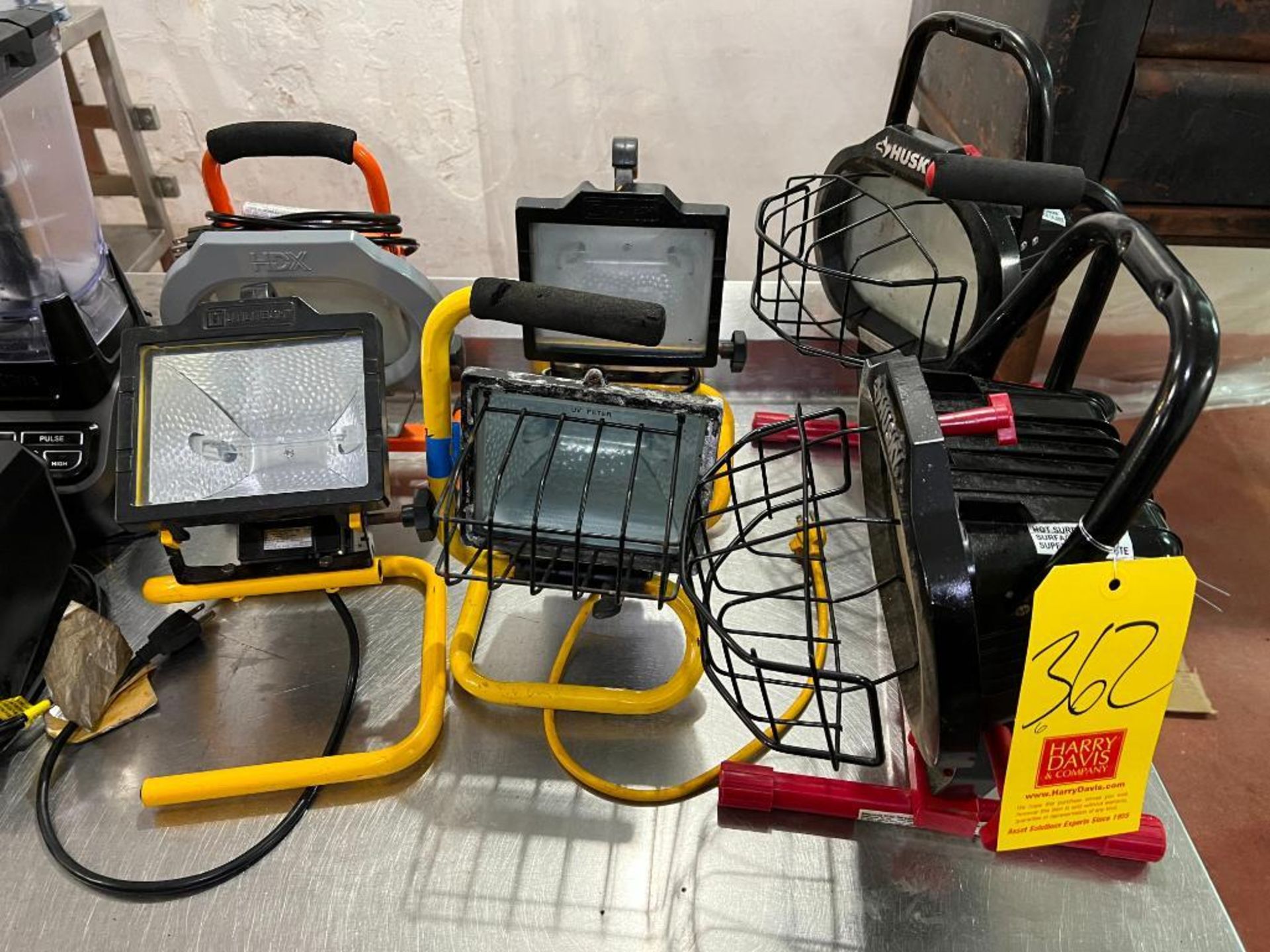 (6) Work Lights - Rigging Fee: $100