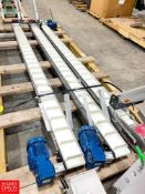 DORNER Series 2200 Belt Conveyors with Cleat Belts and Drives , Dimensions = 136" Length x 6.5" Widt